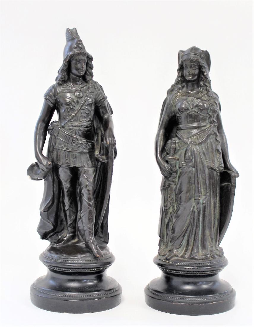 Pair of Continental Terracotta Figures (1 of 8)