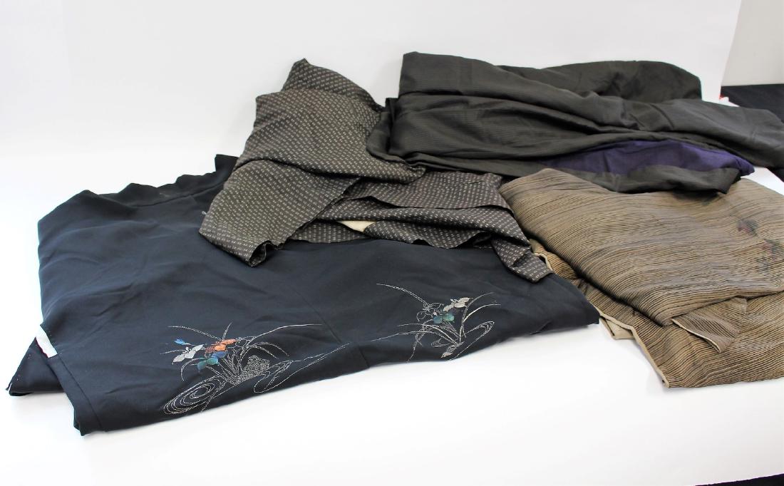 Four(4) Japanese Silk Kimono Jackets (1 of 4)