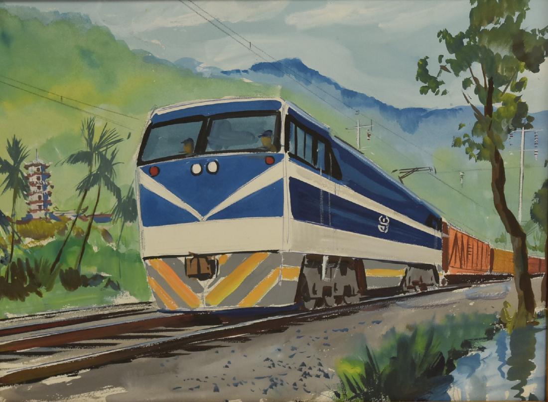 John Gould; 20thC. Gouache Illustration (1 of 4)