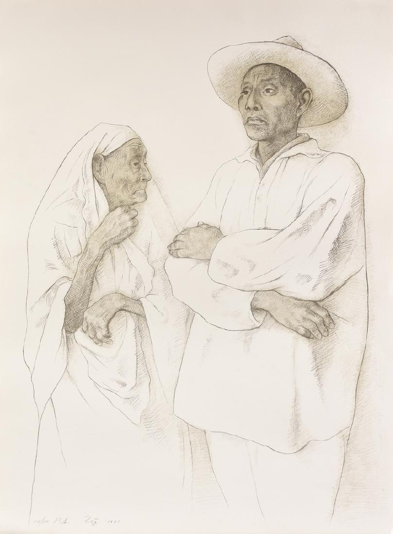 Francisco Zuniga; 20thC. Lithograph Signed (1 of 6)