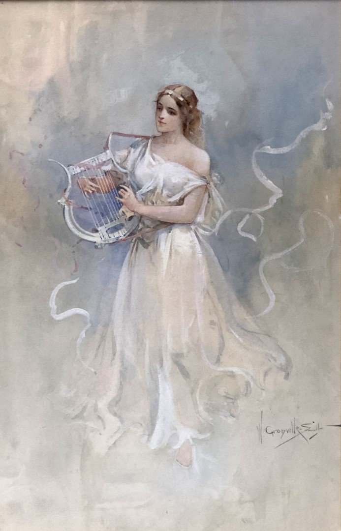 Walter Granville Smith; American Watercolor Signed (1 of 5)