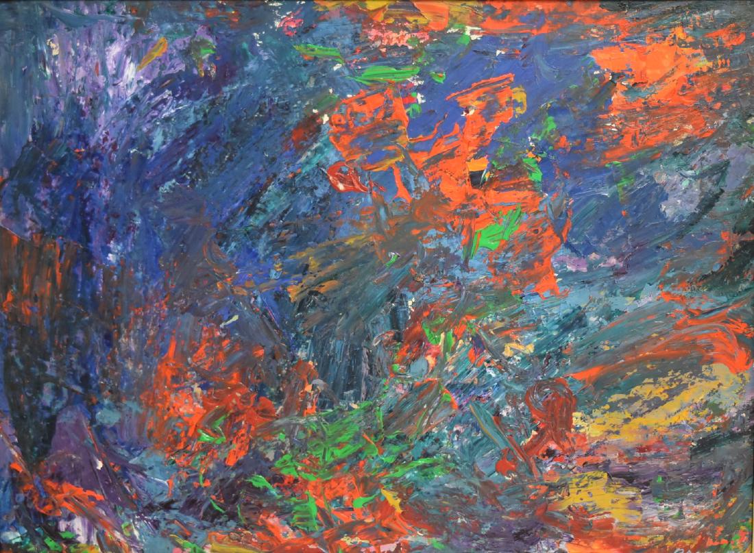 Pace; 20thC. Modernist Oil - Abstract Composition (1 of 4)