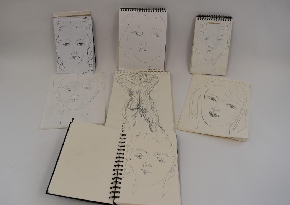 Sung-Ja Lee; 20thC. Korean - Sketch Books(5) (1 of 4)