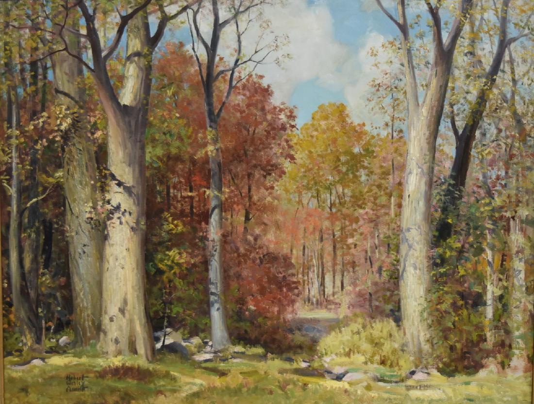 Robert Wesley Amick; American Oil Painting Signed (1 of 7)