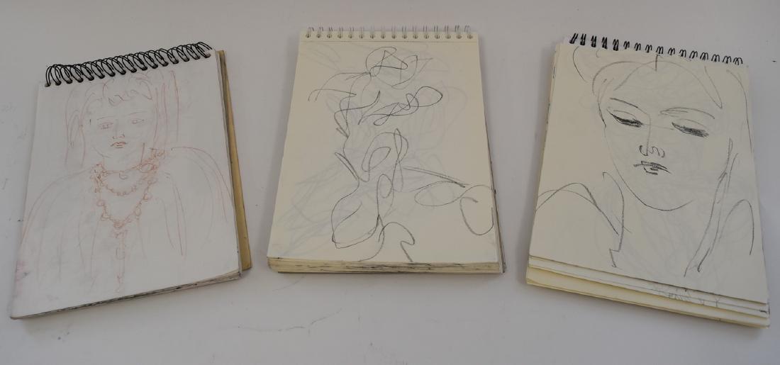 Sung-Ja Lee; 20thC. Korean - Sketch Books(3) (1 of 2)