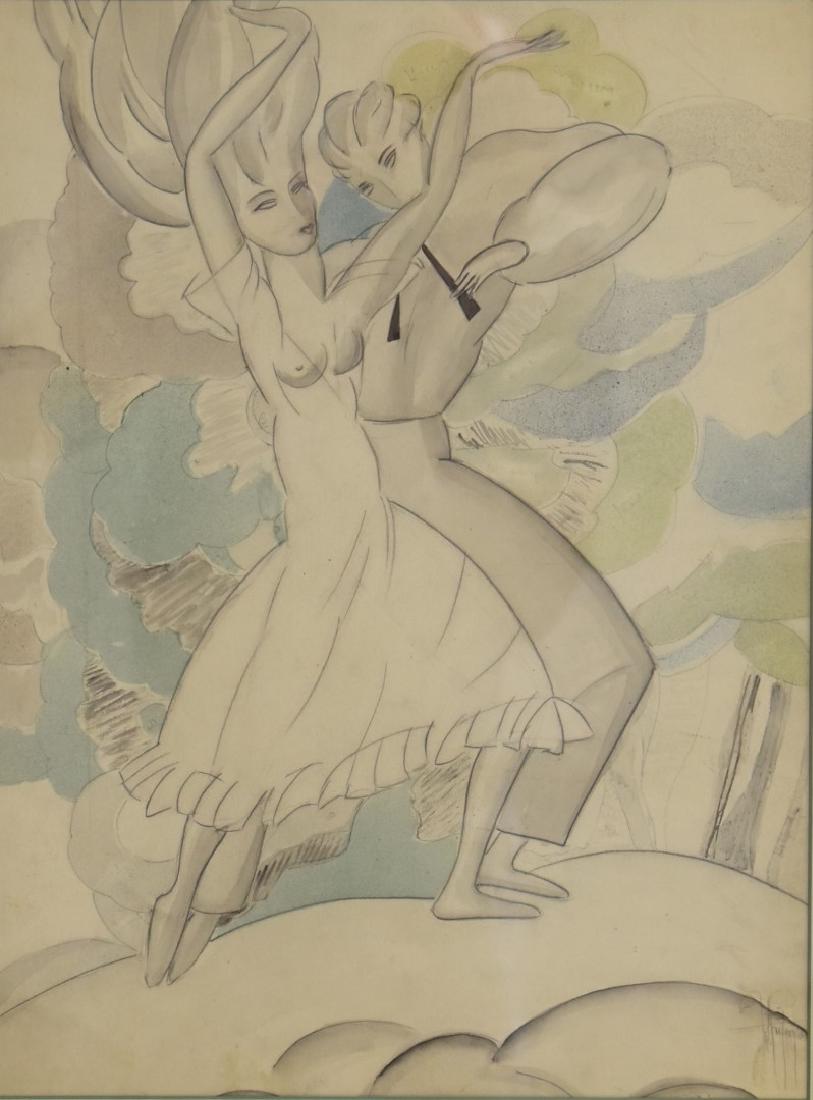 Whitman; 20thC. American Mixed Media Signed (1 of 6)