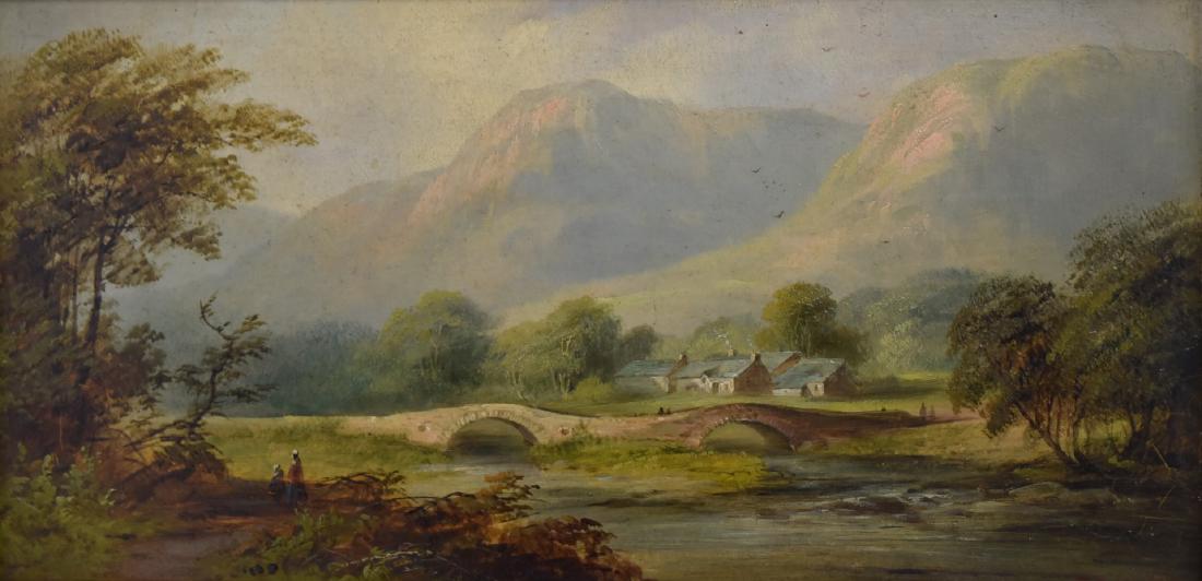 Edward Partridge; 19thC. English Oil Landscape Signed (1 of 4)