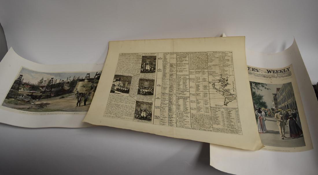 Lot of Miscellaneous Prints and Maps(8) (1 of 10)