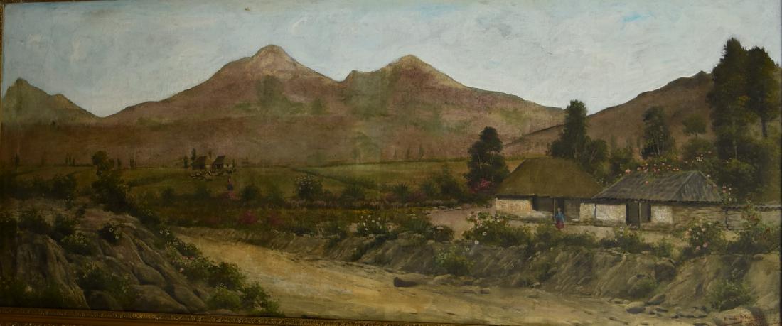 Emilio Moncayo; 20thC. Ecuadorean Oil Landscape Signed (1 of 5)
