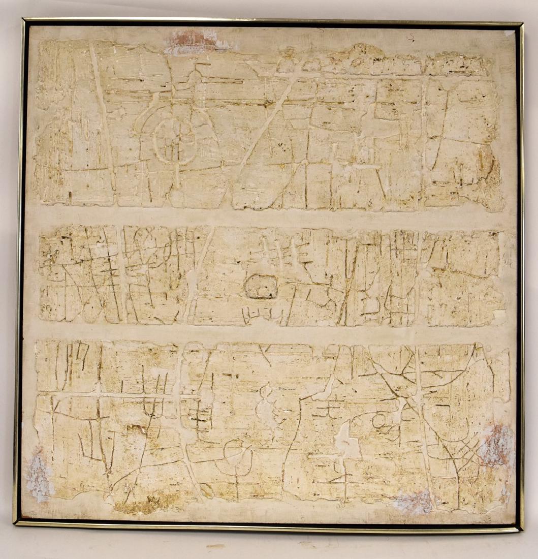 20thC. Contemporary Plaster Wall Hanging (1 of 4)