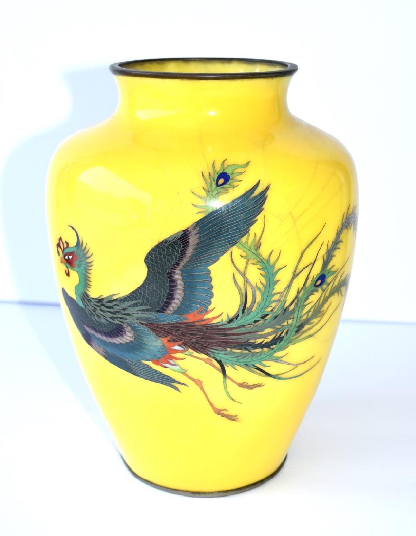 Rare 19thC. Japanese Cloisonne Vase (1 of 9)