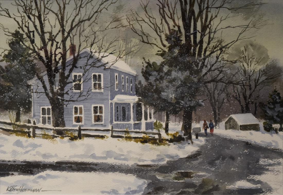 Keith Hoffman; 20thC. American Watercolor Signed (1 of 5)