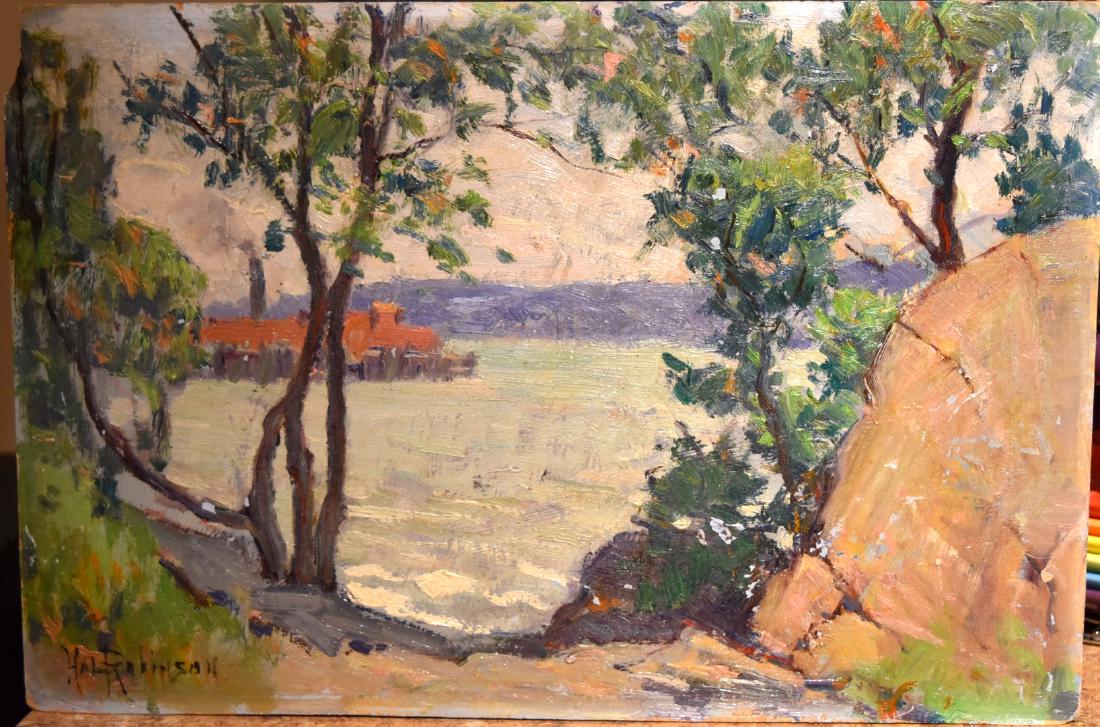 Hal Robinson; American Oil - Along the Hudson Signed (1 of 6)