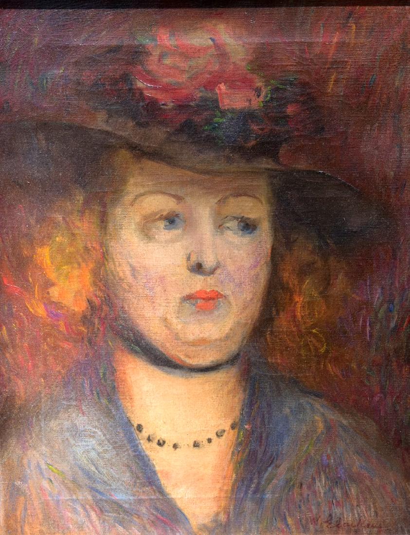 William Glackens; American Oil - Portrait of a Woman (1 of 9)