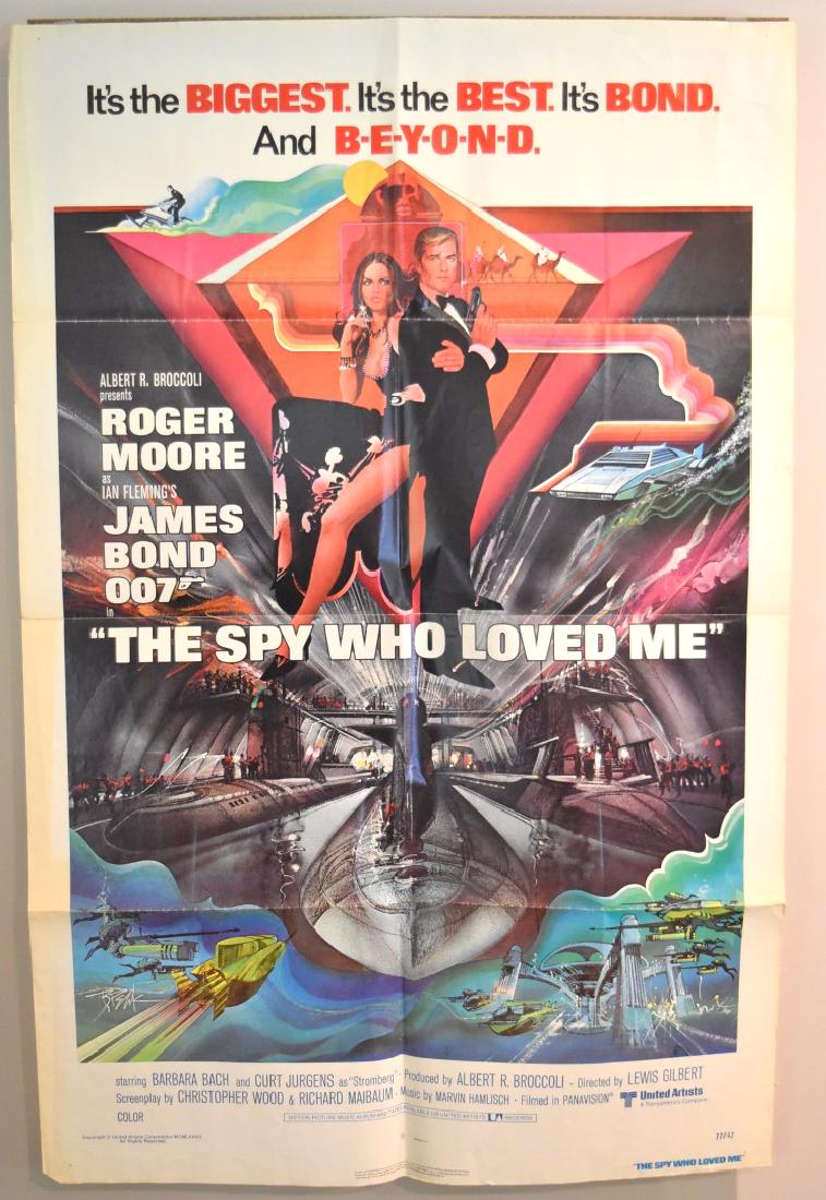 Vintage Movie Poster: James Bond - The Spy Who Loved Me (1 of 6)