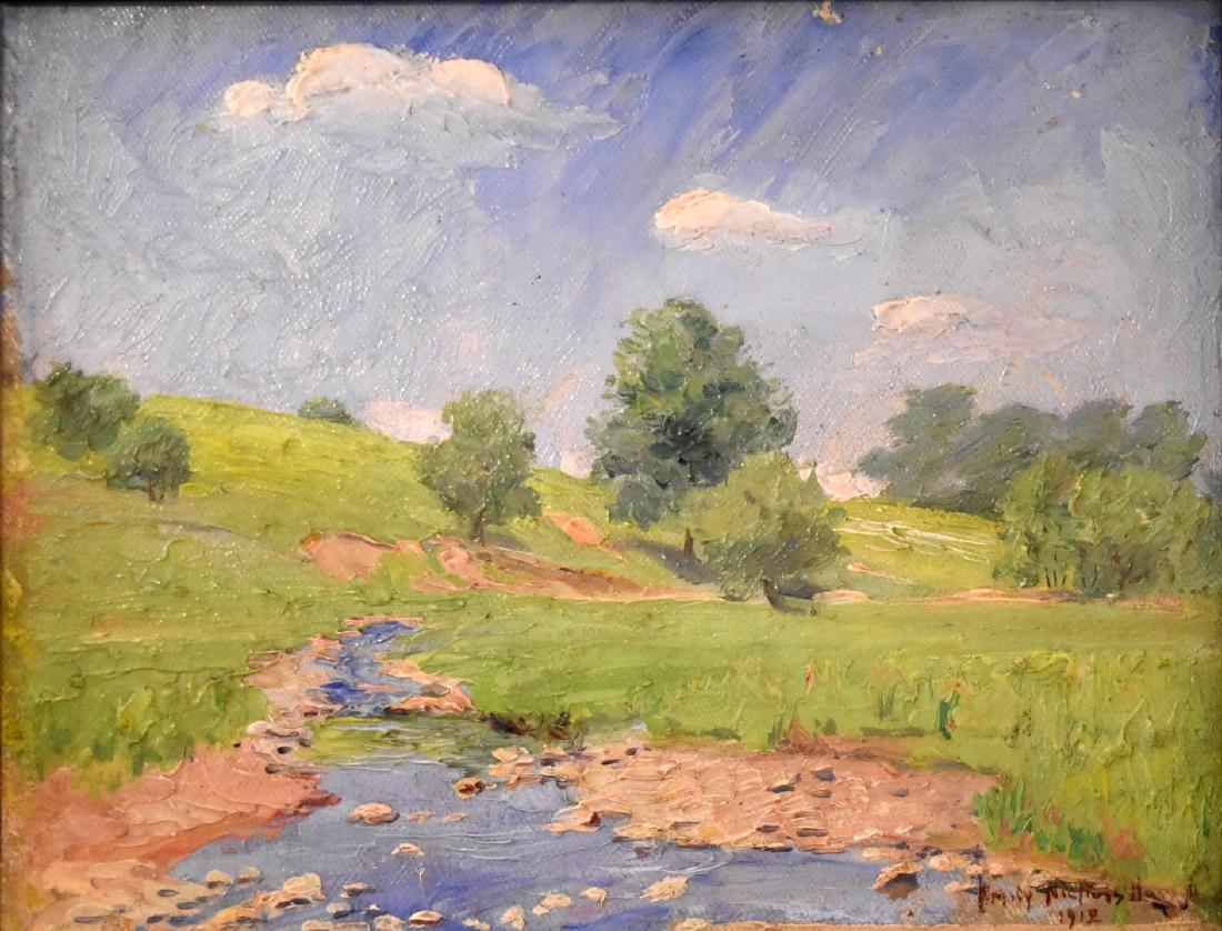 Emily Nichols Hatch; American Oil - A June Day Signed (1 of 6)