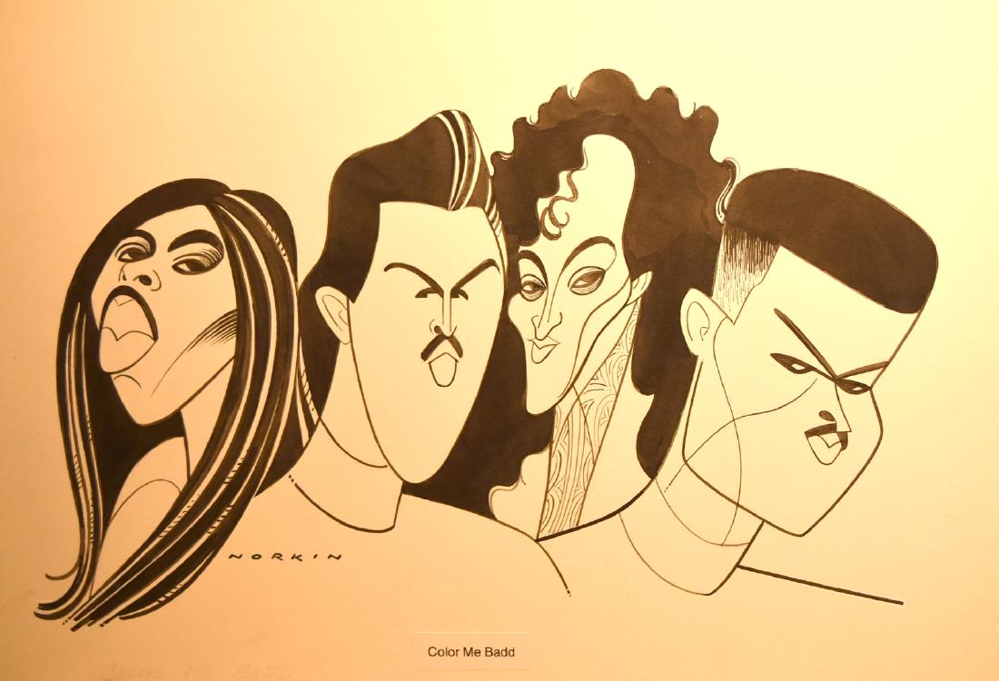 Sam Norkin; 20thC. American Ink Illustration Signed (1 of 5)