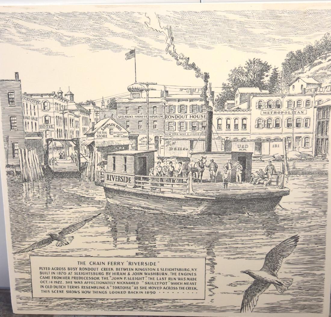 John Gould; 20thC. Pen and Ink Illustration Signed (1 of 7)