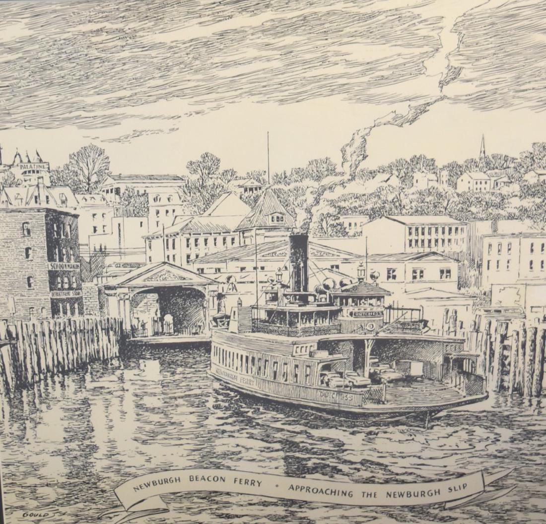 John Gould; 20thC. Pen and Ink Illustration Signed (1 of 5)