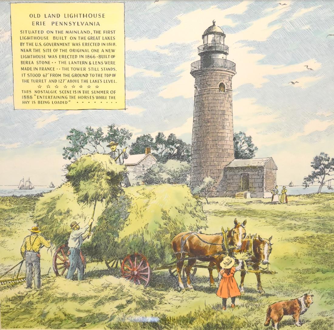 John Gould; 20thC. Watercolor and Ink Illustration (1 of 7)