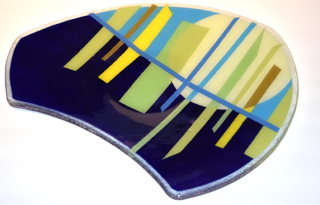 Higgins Style Mid-Century Glass Dish (1 of 4)