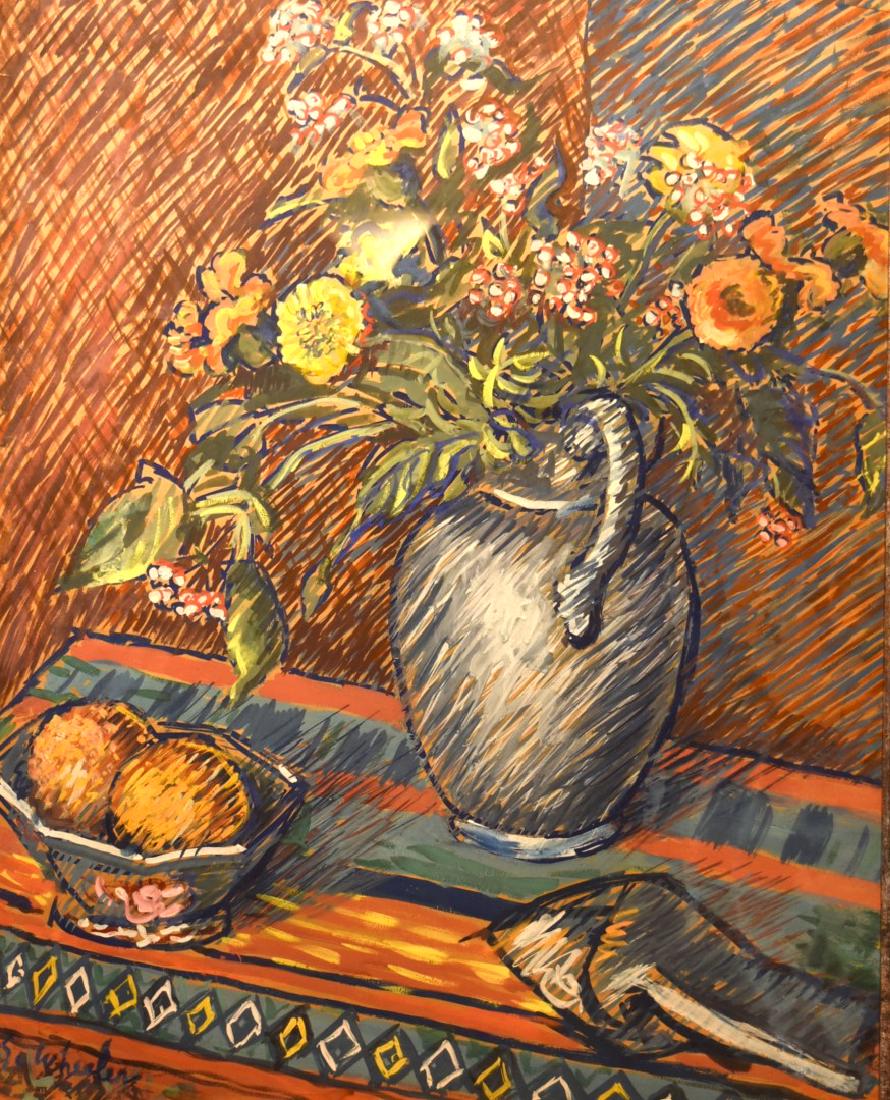 Stewart Wheeler; 20thC. American Gouache Signed (1 of 6)