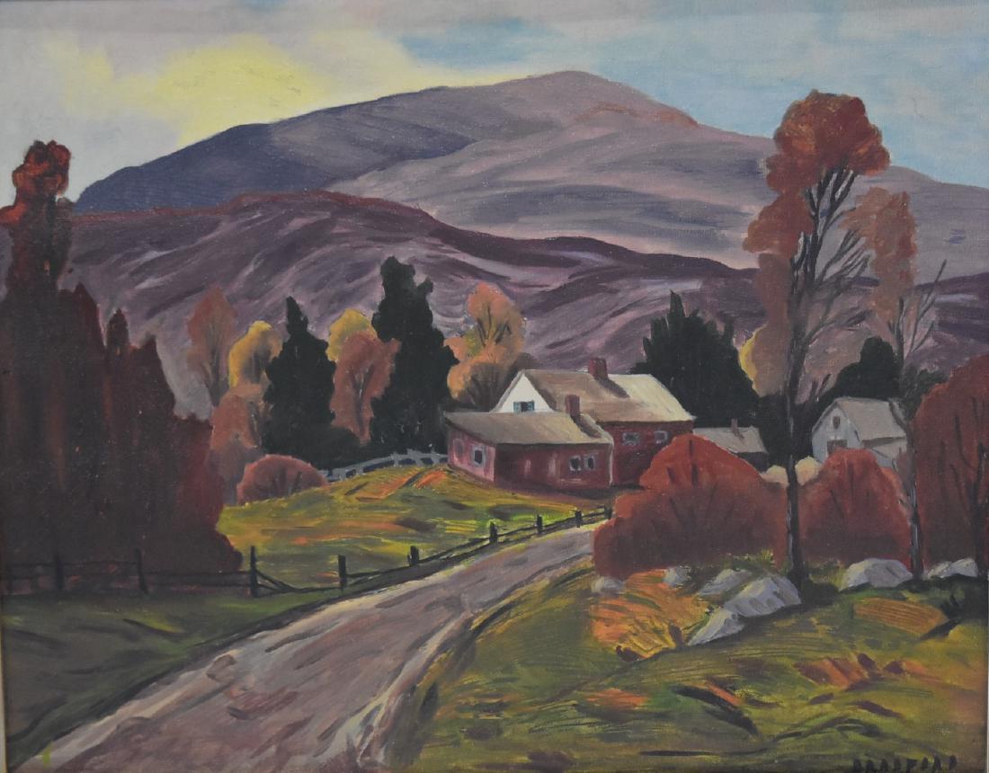 Bradford; 20thC. American Oil Landscape Signed (1 of 4)