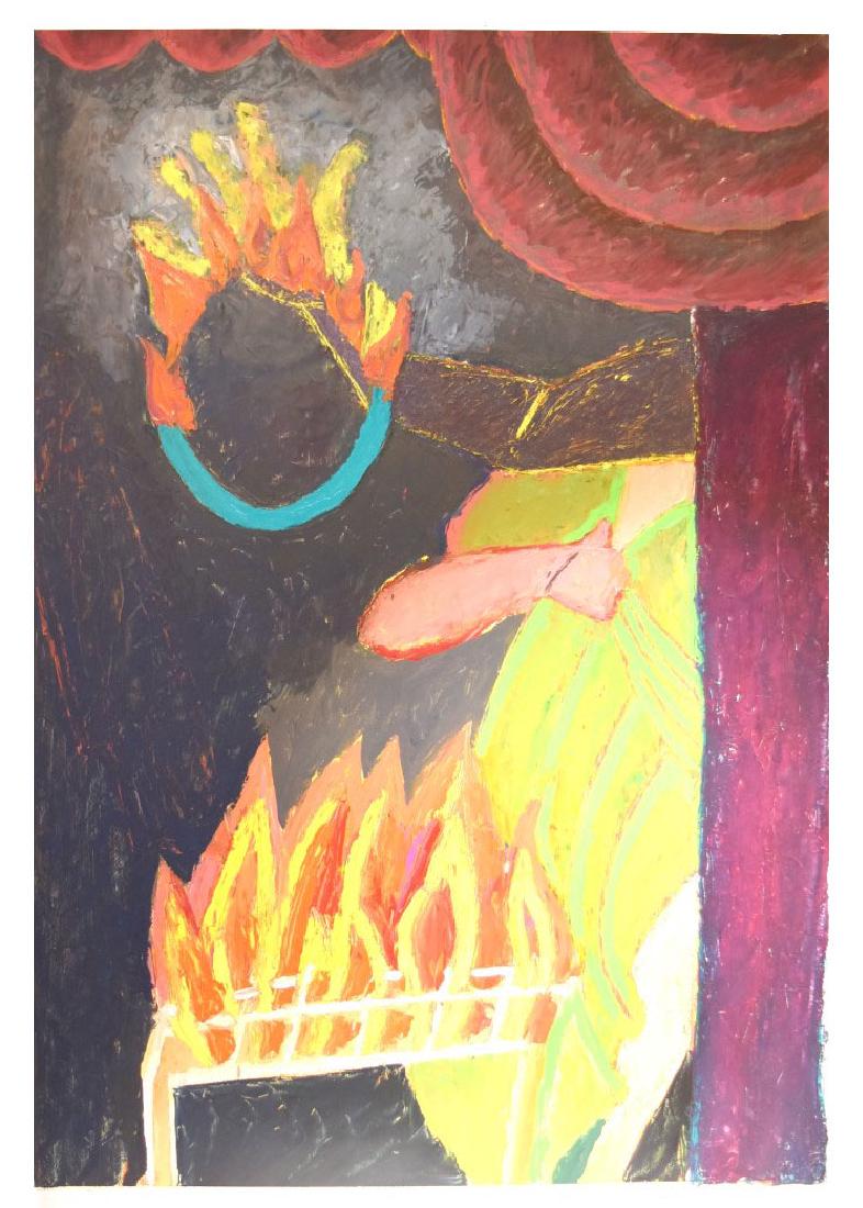 Amy Sillman; 20thC. Modernist Oil - Abstract (1 of 6)