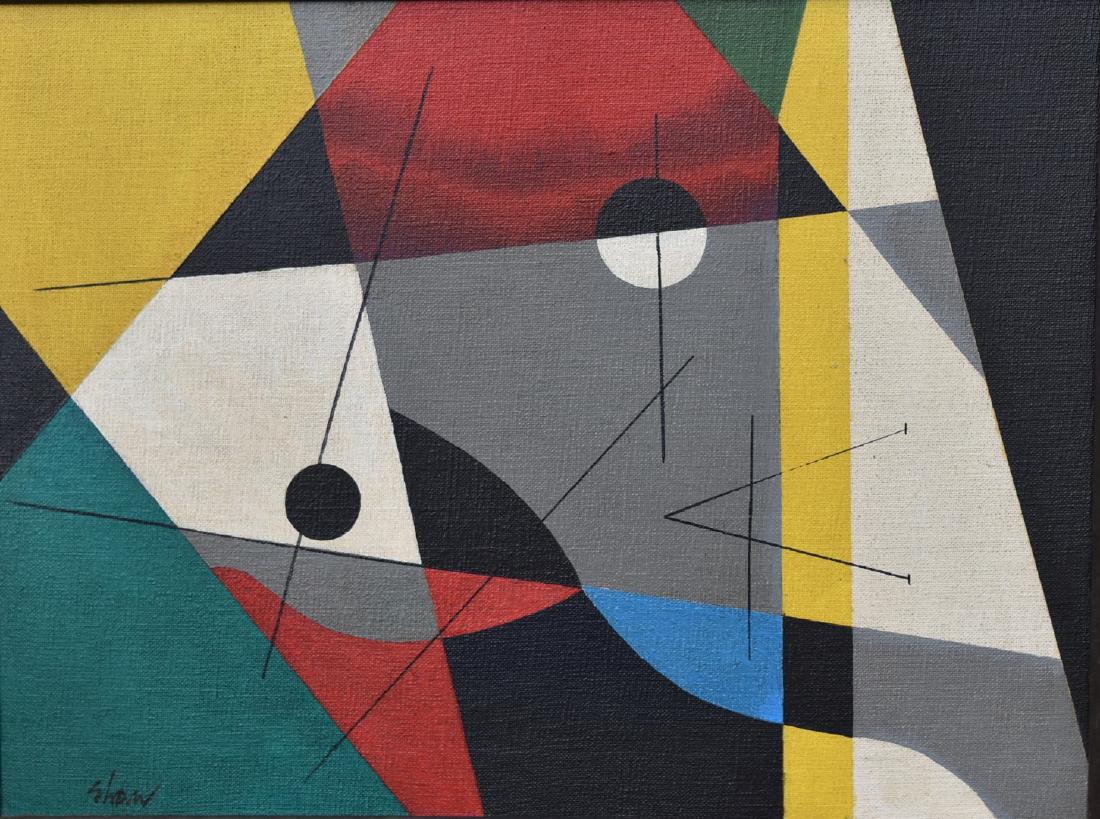 Charles Green Shaw; 20thC. Modernist Oil Signed (1 of 5)