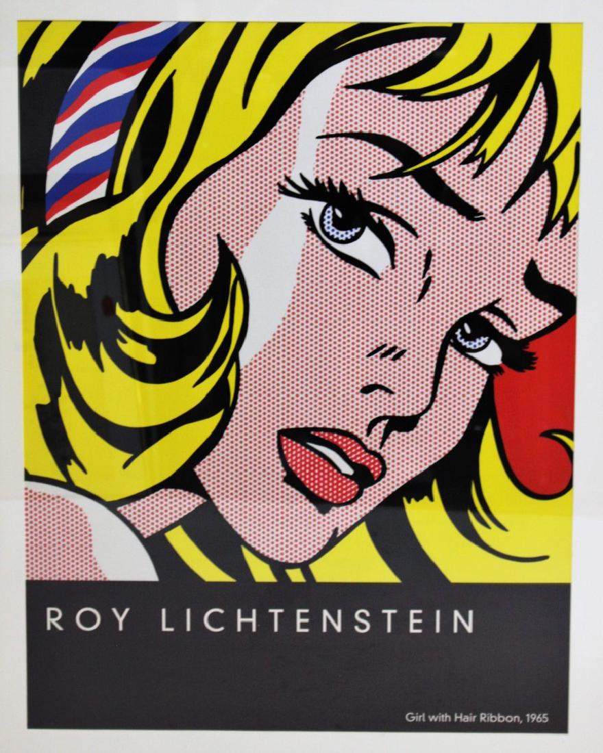 Roy Lichtenstein Framed Exhibition Poster (1 of 6)