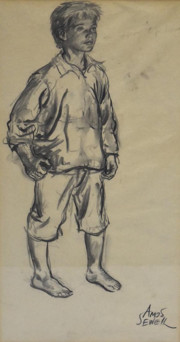 Amos Sewell; 20thC. American Charcoal Illustration (1 of 5)