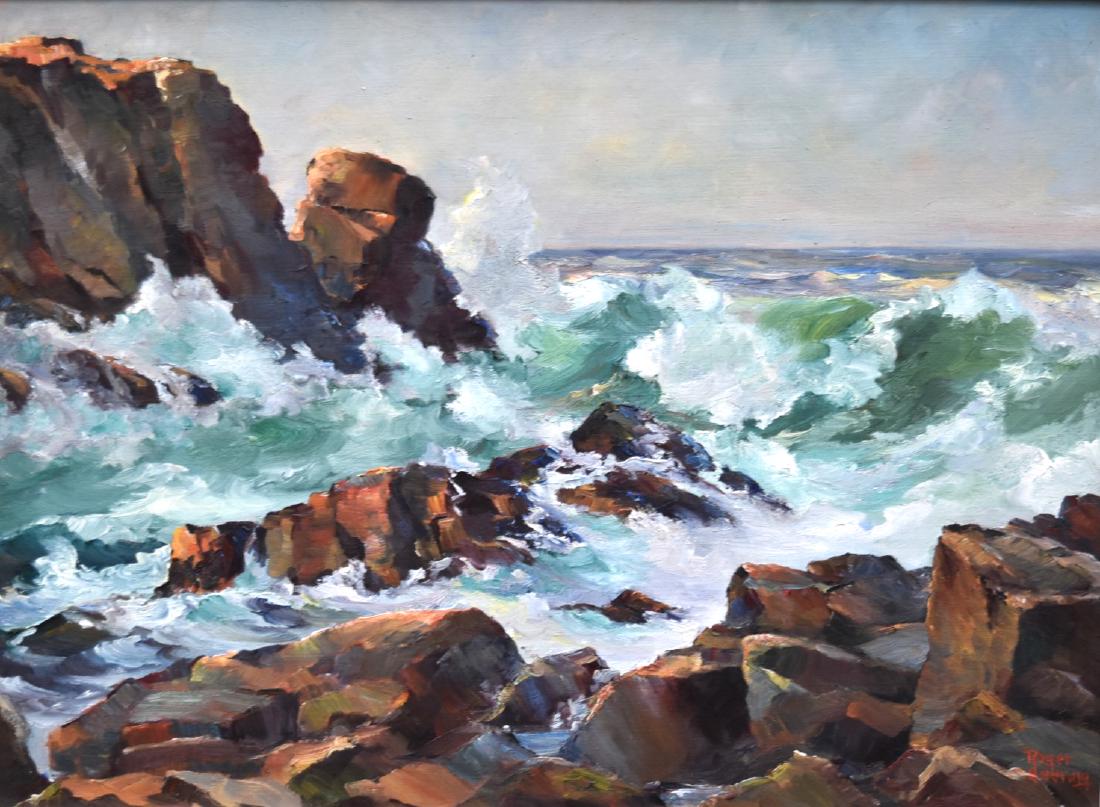 Roger Deering; 20thC. American Oil Wild Weather Signed (1 of 10)