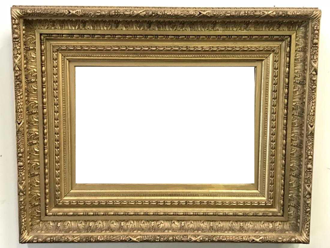 19thC. American Gilt and Gessoed Frame (1 of 4)