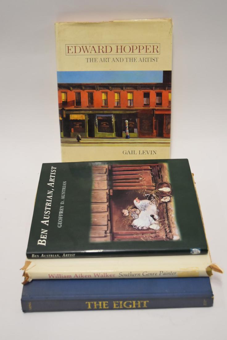 Four(4) Art Reference Books: Four(4) books including: The Eight, Ben Austrian, Edward Hopper, William Aiken Walker