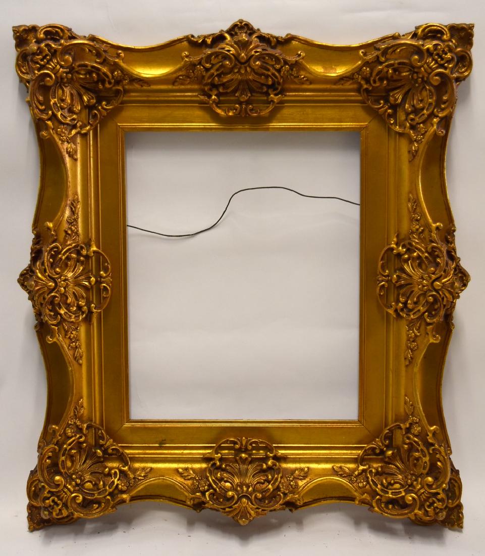 Heavily Carved and Ornate Gilt Wood Frame