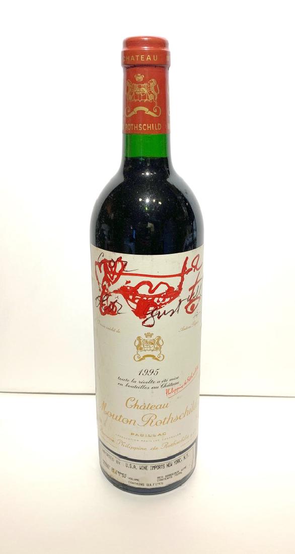1995 Chateau Mouton Rothschild Pauillac, Bordeaux, Fran: Chateau Mouton Rothschild 1995; Bordeaux Red Blends from Pauillac, Bordeaux, France
