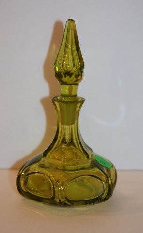 Steuben Glass Dresser Bottle: Signed; 6.25in. H. x 3.5in. W.