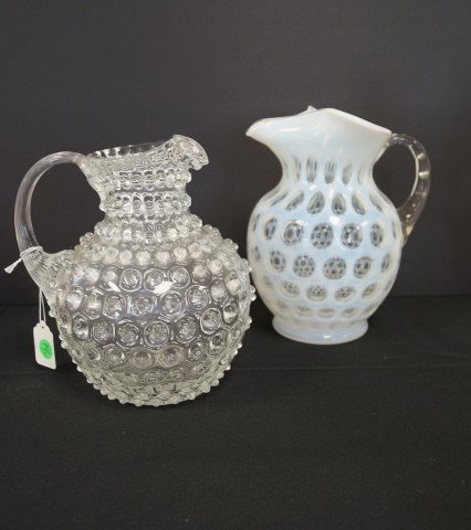 Two(2) Victorian Glass Pitchers (1 of 7)