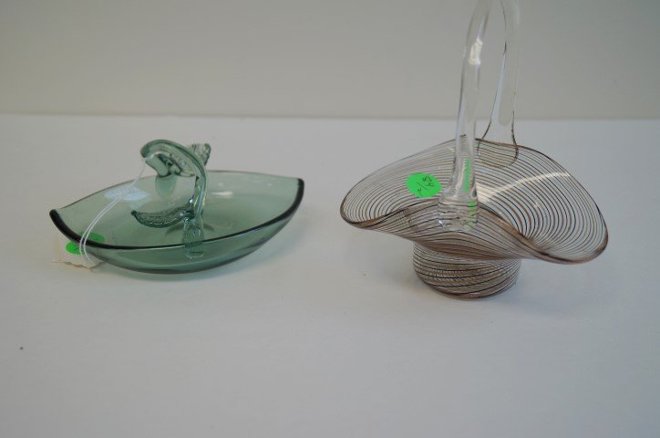 Two(2) Miscellaneous Art Glass Items (1 of 3)