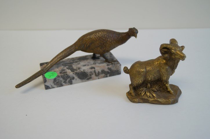 Two(2) Bronze Animals (1 of 4)
