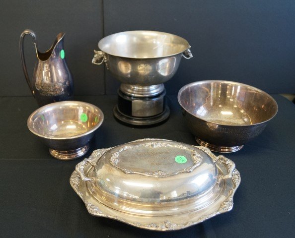 Five(5) Miscellaneous Silverplate Trophies (1 of 5)