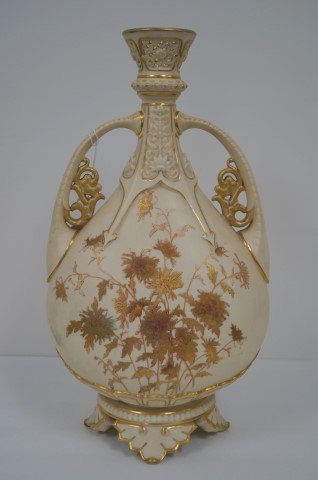 Royal Worcester Style Porcelain Vase (1 of 5)