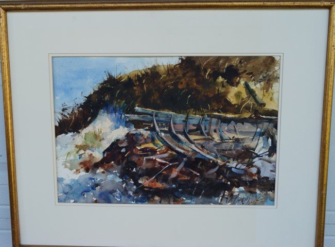 John Whorf; American Watercolor Painting Signed (1 of 4)