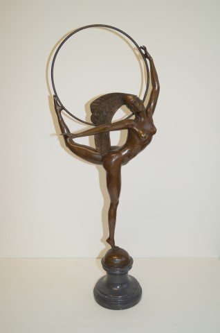 Morante; Art Deco Bronze Dancer Signed (1 of 5)