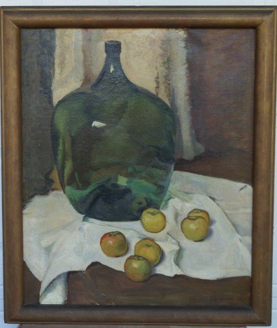 Luigi Lucioni; American Oil Painting Signed (1 of 5)