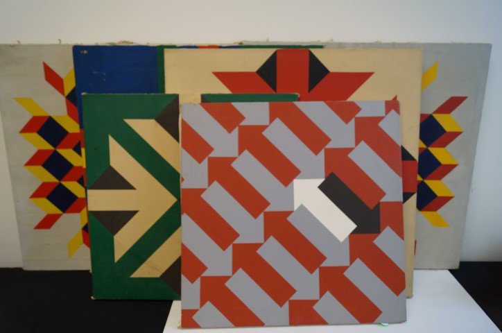 Six(6) 20th C. Modernist Oil Pantings (1 of 4)