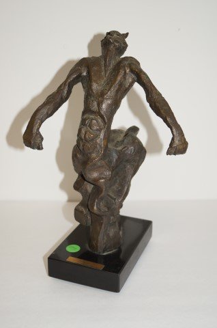 JOHN JAGGER, listed American artist , Bronze Satyr #1 (1 of 5)