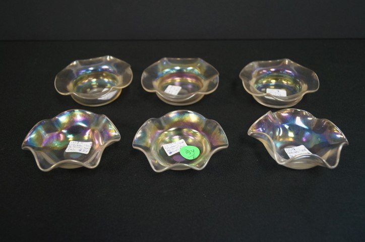 Six(6) Steuben Art Glass Salts (1 of 3)