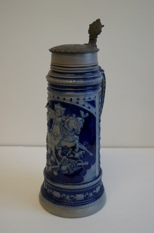 German Salt Glazed 2L. Stein (1 of 4)