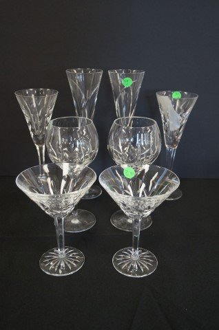 Eight(8) Waterford Crystal Stemware (1 of 3)